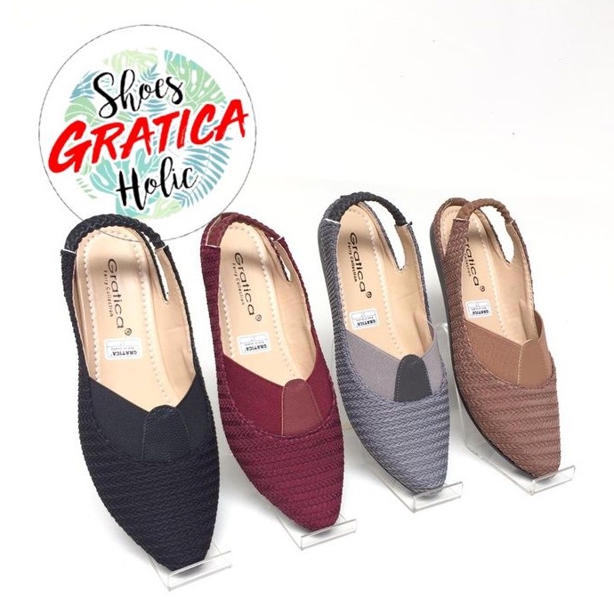 SEPATU SENDAL WANITA TERBARU/SEPATU TALI BELAKANG/FLAT SHOES WANITA NEW CORINA/SEPATU KEKINIAN/NEW FLAT SHOES/SLIP ON/FLAT SHOES GRATICA