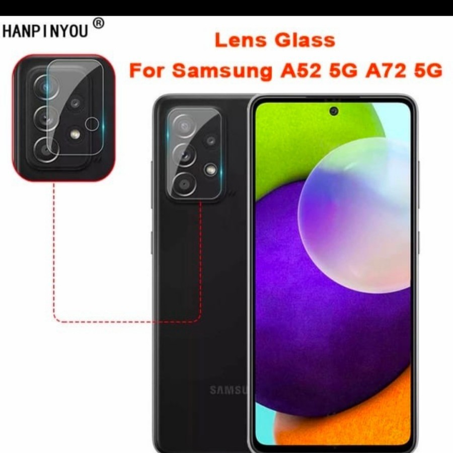 SAMSUNG A32 4G A52 A72 Tempered Glass Camera Anti Gores Kamera Bening