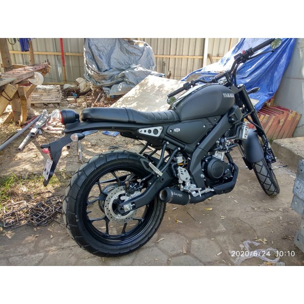 KNALPOT XSR 155 HITAM / KNALPOT RACING XSR 155 / KNALPOT UNDERBELLY MANTABP