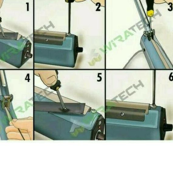 Elemen Impulse Sealer 40cm Elemen Pemanas Mesin Segel Press Plastik