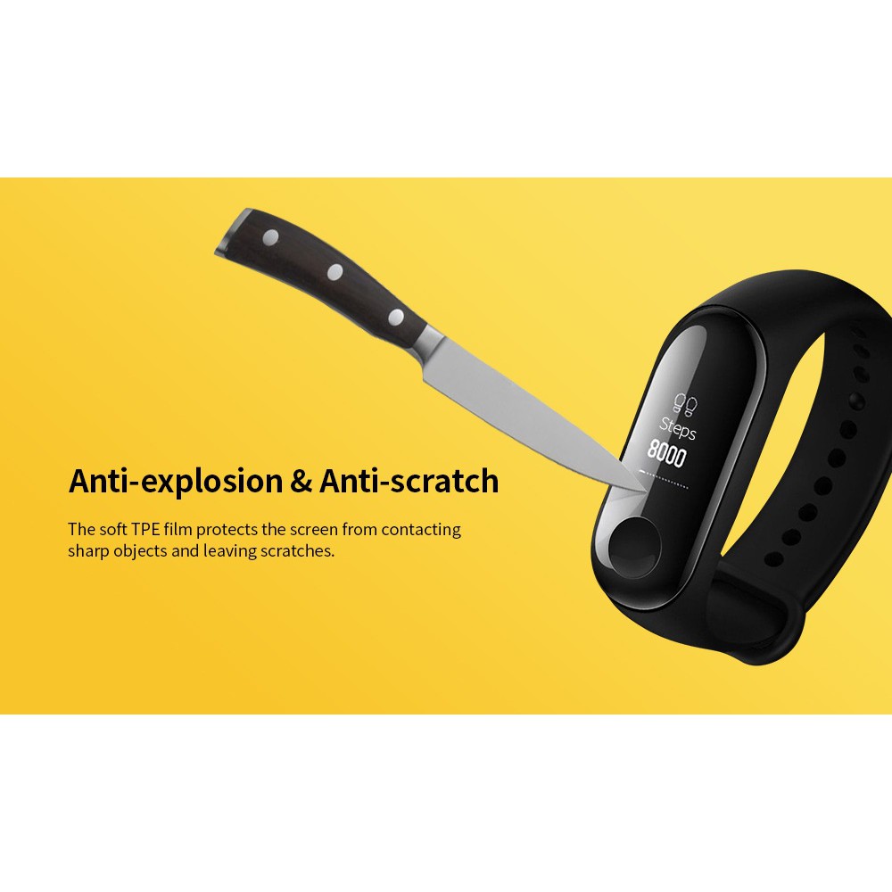 Anti Gores Hydrogel Xiaomi Mi Band 3 Screen Protector M3 Band Screen Guard