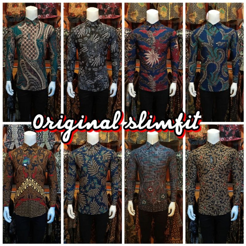 MEN SALE Kemeja Batik Slimfit Baju Batik Pria Atasan Modern Murah Premium Motif Sukmo Jagad Larisso