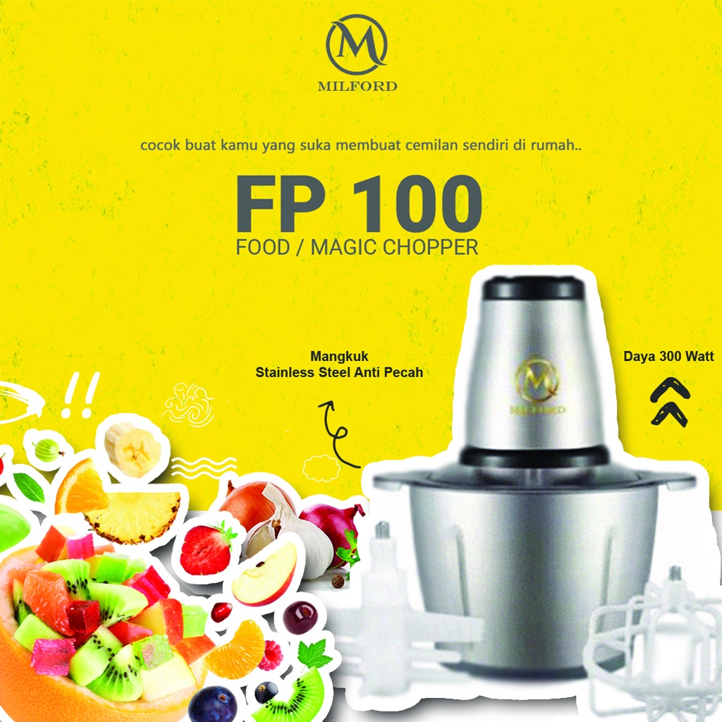 Food Chopper Milford Fp 100 magic chopper MURAH BANGET / GARANSI RESMI