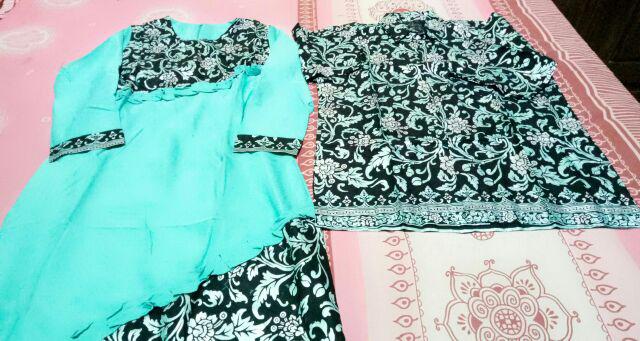 Gamis Batik Manggar,sekar,cantik, Kubis,kupu,padi,daun Dengan Potongan 19%! Hanya Rp108.000