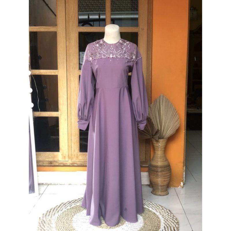 ROSSE DRESS - GAUN MUSLIMAH - GAUN UNTUK PESTA - GAUN PESTA BUSUI - GAUN PESTA BUMIL - GAUN MUSLIMAH BUMIL - GAUN TERLARIS - GAUN TERBARU - GAUN WUDHU FRENDLY GAUN BUSUI FRENDLY - DRESS PESTA - DRESS PREMIUM