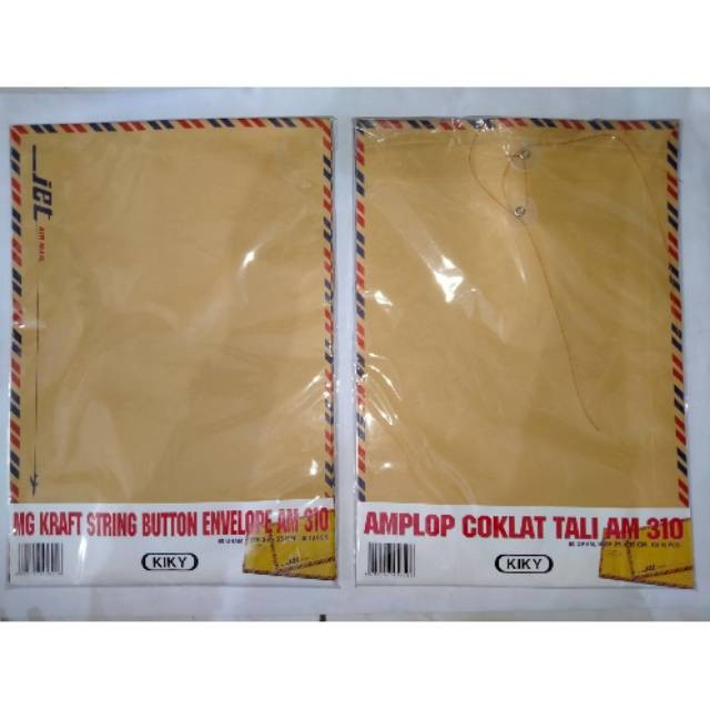 

NEW Amplop coklat Kiky 310 125AM TALI isi 10 MURAH ORI Baru