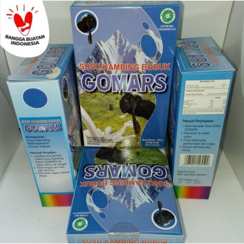 

Susu Kambing Etawa Bubuk Gomars isi 200 gram BPOM