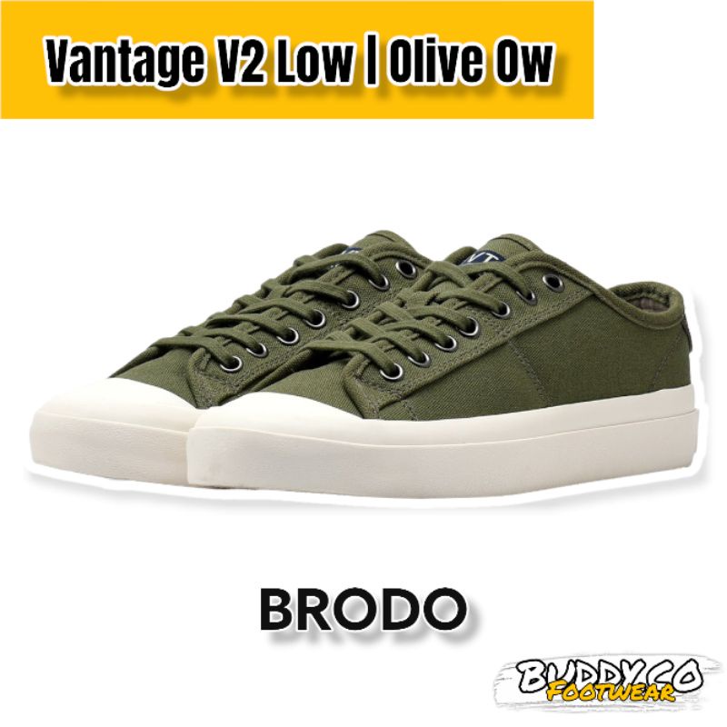 Jual Brodo Vantage V Low Olive Ow Shopee Indonesia