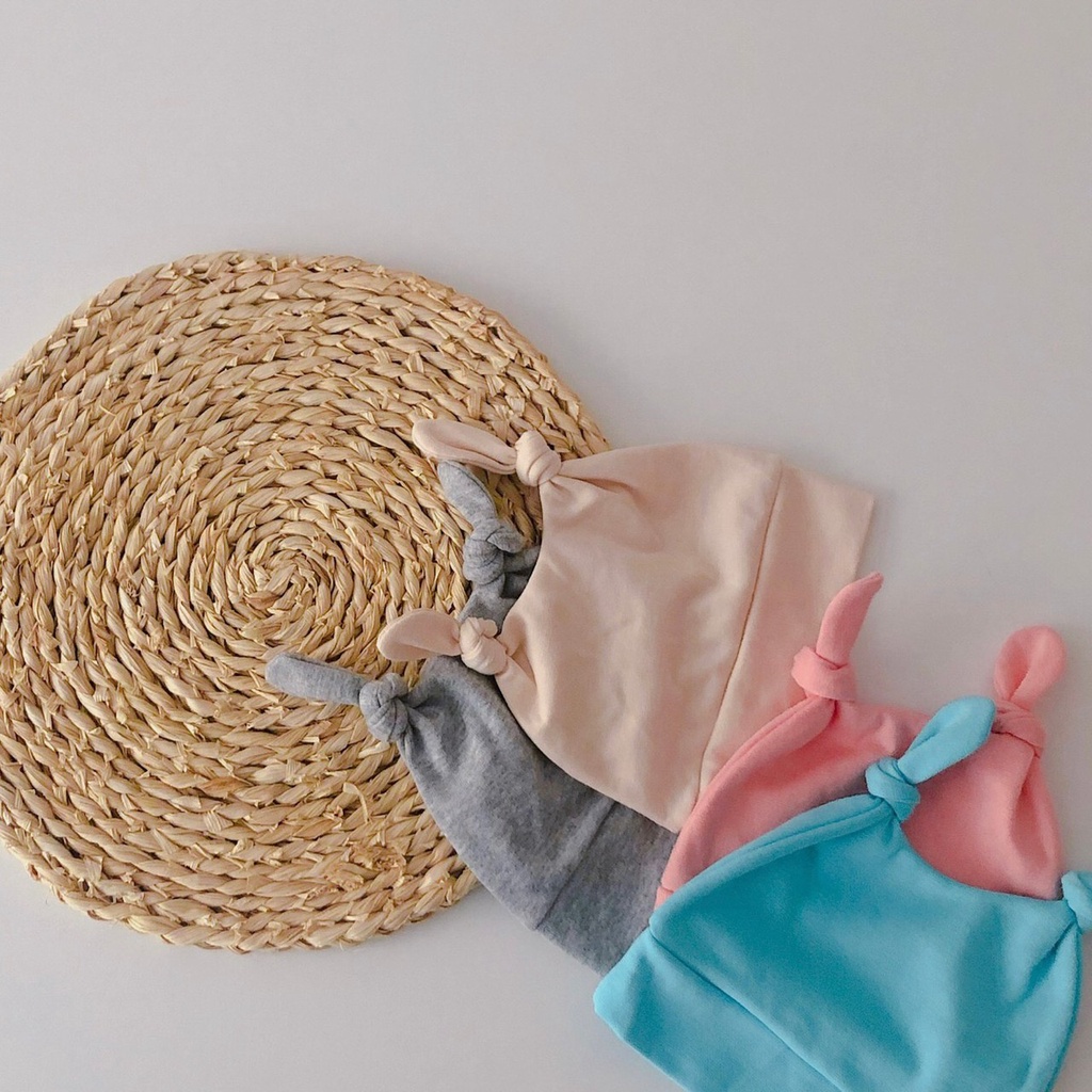 0-3 thn || Topi Bayi Newborn Anak Polos Kupluk Karakter Lucu Emen Anak Impor Catalog OIMG Oi