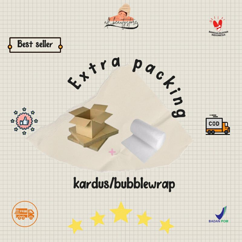 

Extra Packing|Tambahan Untuk Packing