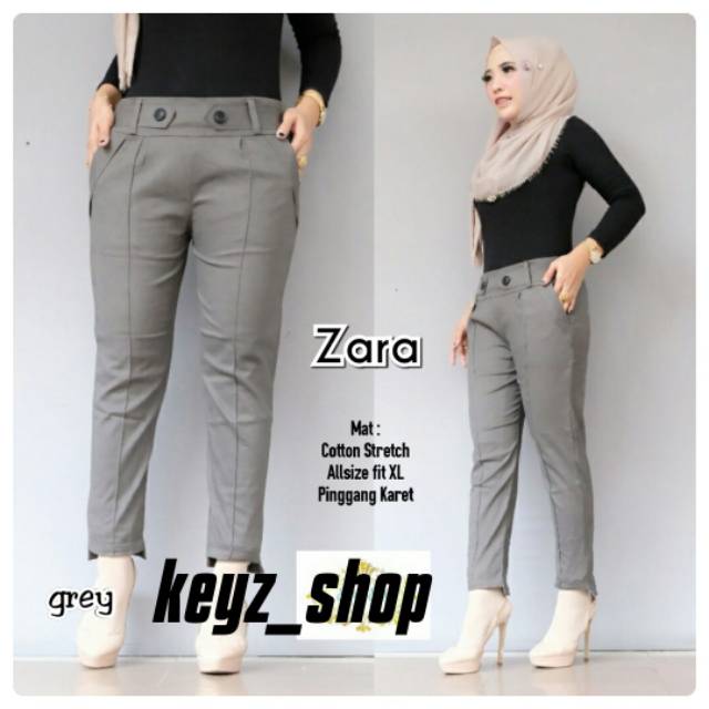 baggy pantas katun Stretch twill combad
