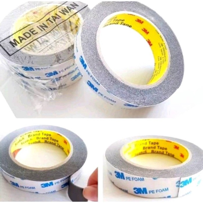 

Promo 3M Double Tape Tip Pe Foam / Solasi Bb Busa Spons 20Mm X 4.2M Terlaris