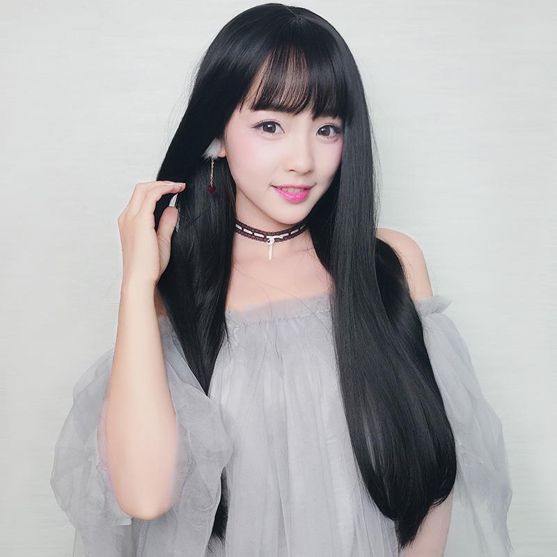 Wig Rambut Dewasa Full Lace Aksesoris Rambut Palsu Perempuan Hair Extension High Quality F697