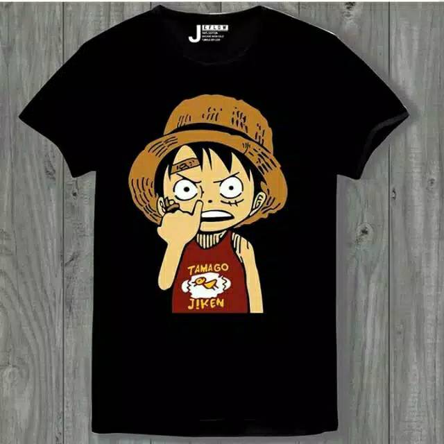 KAOS DISTRO PRIA LUFFY NGUPIL