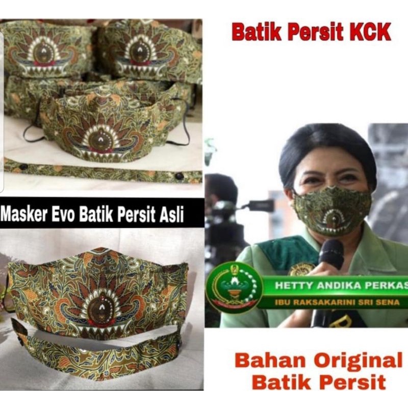 Masker PSO Persit // Masker Olah Raga Persit // Masker Persit // Masker Model EVO // Masket Giat Per