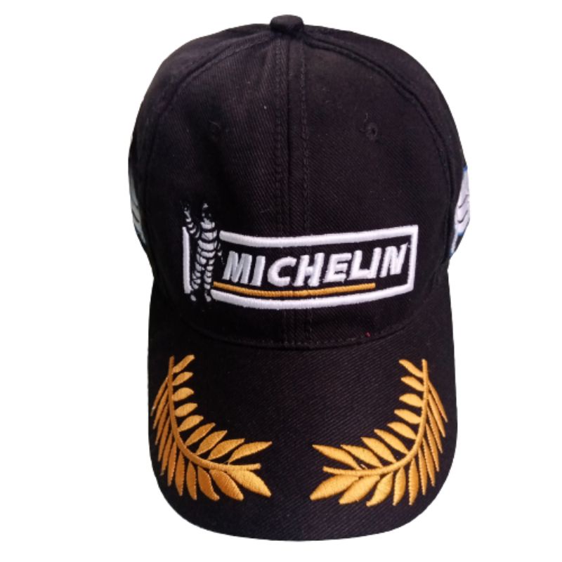 topi baseball Moto GP Michelin hitam podium MotoGP