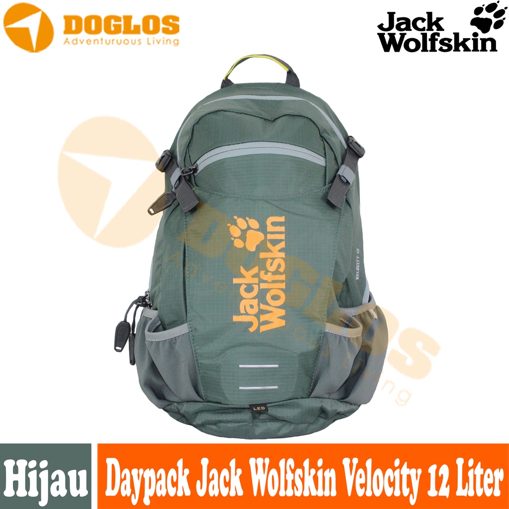 Daypack Jack Wolfskin Velocity 12 Green Bike Traveling Hikking Outdoor