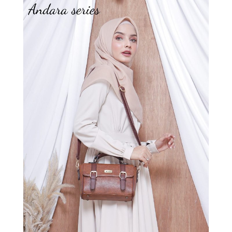 TAS SELEMPANG MINI ANDARA SERIES JINJING ORIGINAL BERKUALITAS  BY VCODE PREMIUM