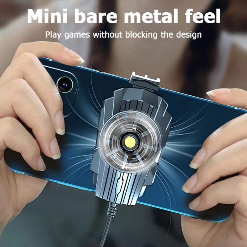 Q01 Game Controller Pugb Free Fire Joystick Gamepad With Colling Fan