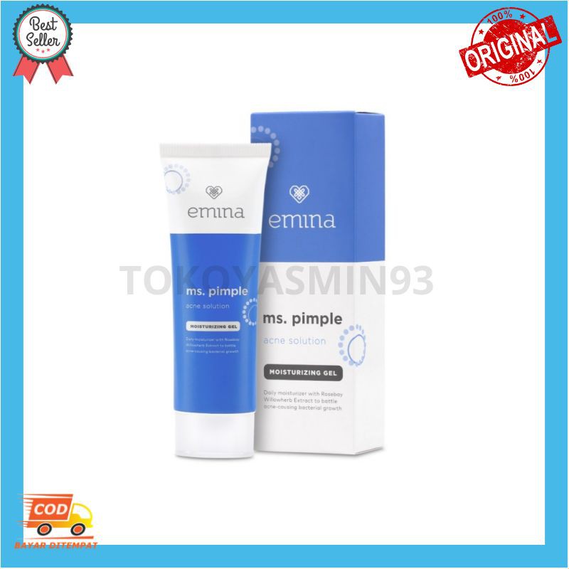 Emina Ms. Pimple Acne Solution Moisturizing Gel 20ml Murah