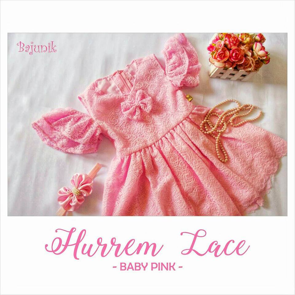 DRESS HUREM LACE/DRESS ANAK/GAUN ANAK/BAJUNIK
