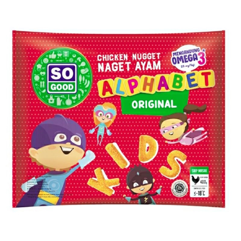 

SOGOOD NUGGET ALPHABET 400 GR