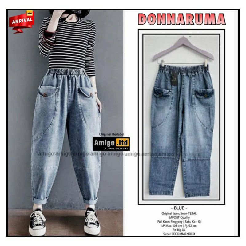 Donaruma Celana Baggy Pant Jeans XL