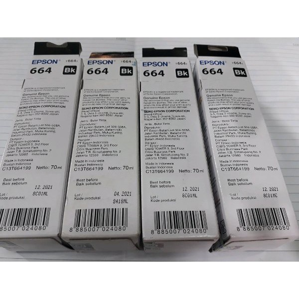 

TINTA EPSON 664 BARU