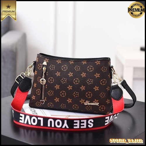 TAS PESTA/TAS FASHION IMPORT/IB 1243/TAS IMPORT BATAM/TAS BATAM/SLING BAG/TAS WANITA IMPORT