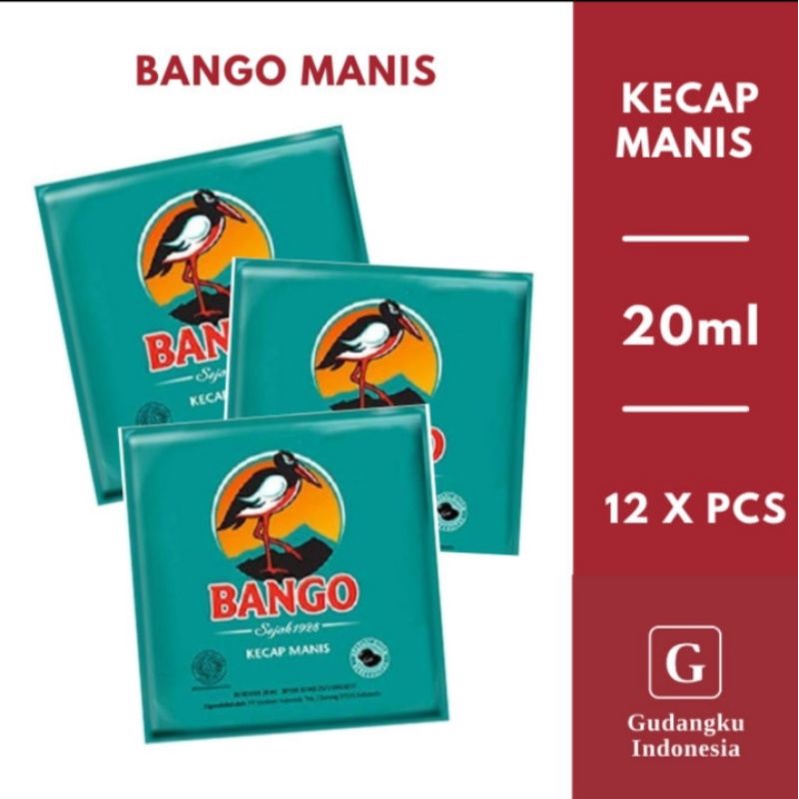 

Kecap bango 12 sachet kemasan 20ml