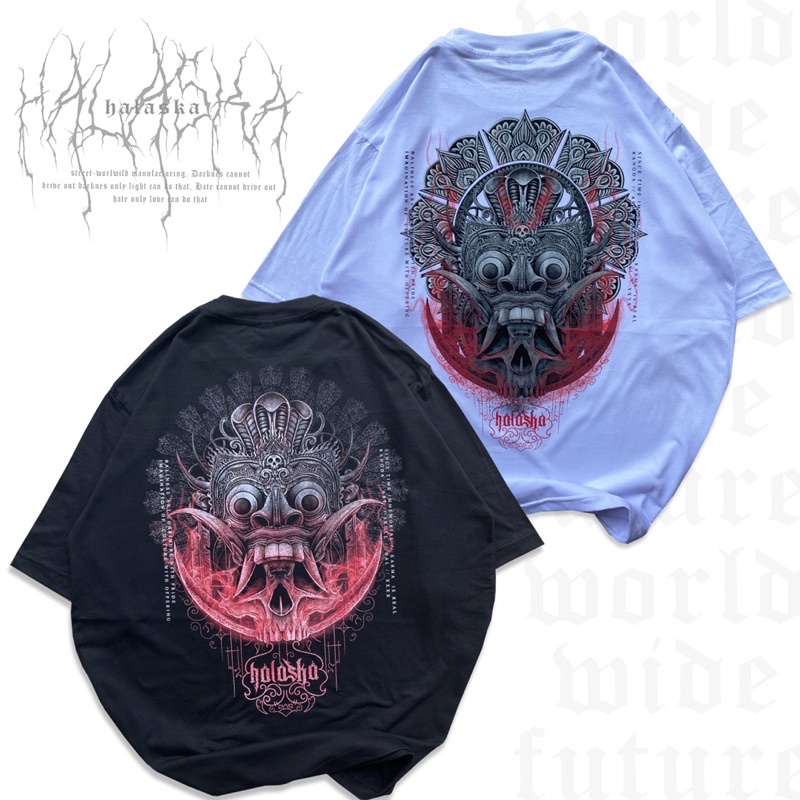 BAJU KAOS SABLON OVERSIZE/ OVERSIZE T-SHIRT HALASKA