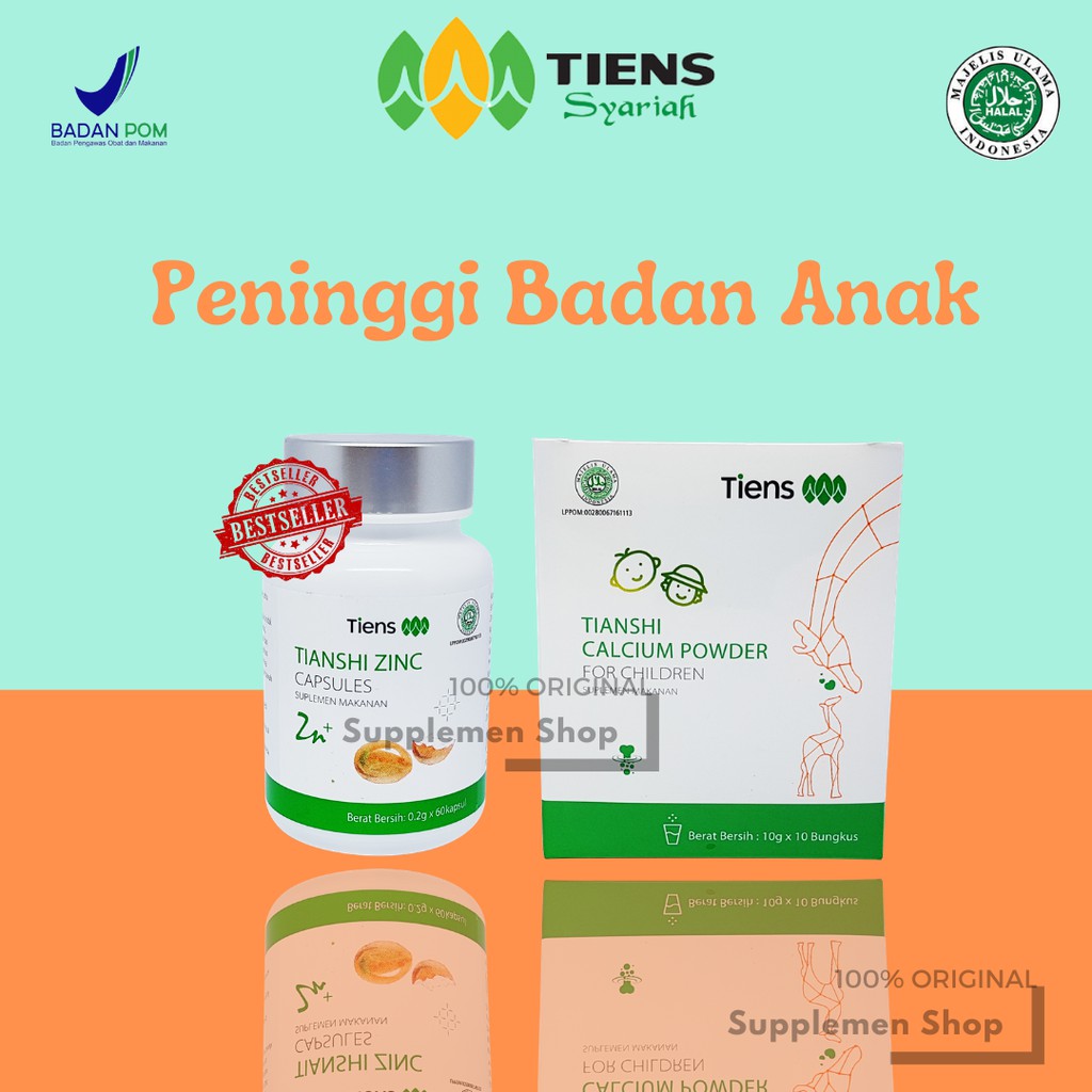 Suplemen / Peninggi Badan  Anak / Suplemen Makanan / Suplemen Peninggi Badan / Kalsium Anak