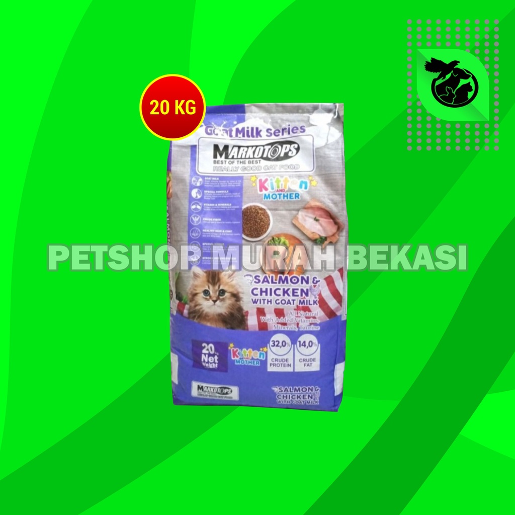 [GOSEND] Makanan Kucing Markotops 20kg