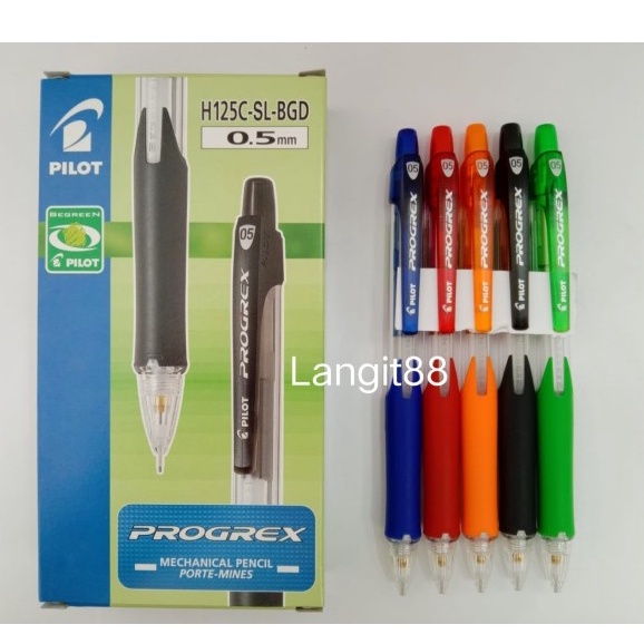 

Pensil Mekanik Pilot PROGREX-0.5mm H125C-SL-BGD Colour