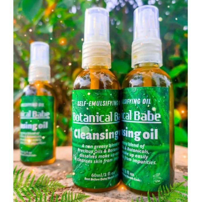 Botanical Babe Herbs Cleansing Oil / Gentle Cleansing Oil / Self Emulsifying Cleansing Oil 60ml bisa