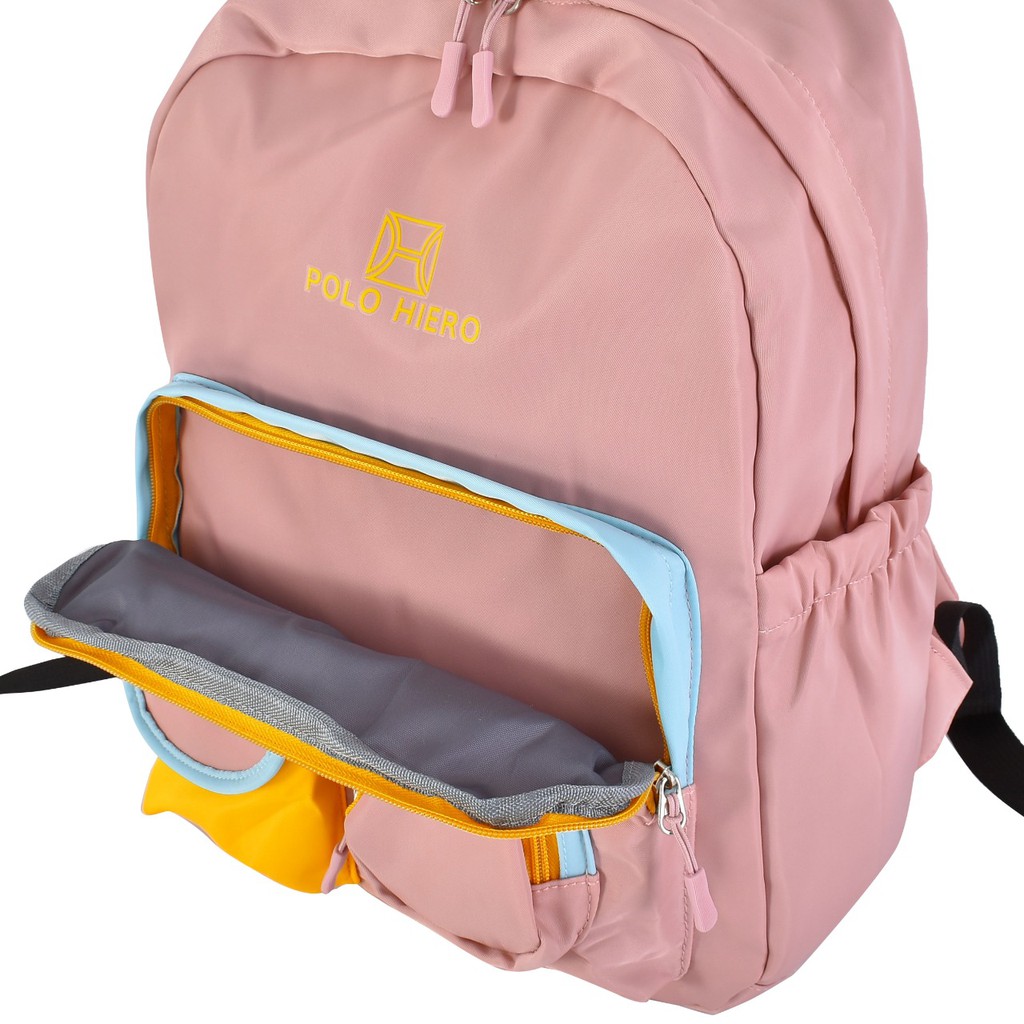 Tas Halus Polo Hiero 68001 Fashion , Tas Wanita Import Tas Punggung Tas Fashion Sekolah