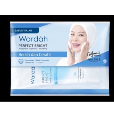 SACHET- Wardah Perfect Bright Creamy Foam Brightening + Smoothing BY AILIN