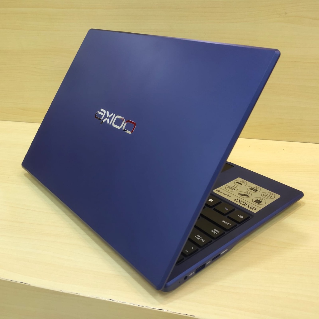 LAPTOP MURAH AXIOO MYBOOK 14F INTEL N4020 8GB 256GB SSD WQXGA IPS WINDOWS 10 PRO BLUE