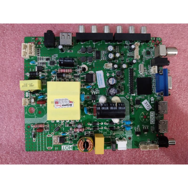 MB PLD MAINBOARD MESIN POLYTRON PLD 24D123NVG . PLD24D123 . 24D123NVG .