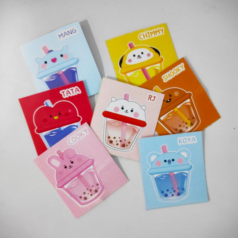 

[Ready Stock] Stiker BT21 Sticker BTS Full Set