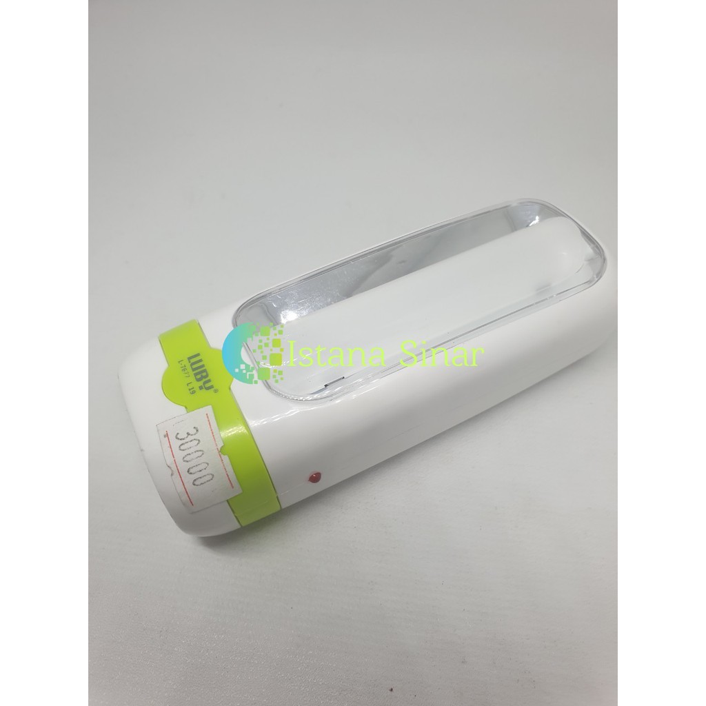 Lampu Emergency LED Lampu Darurat LED plus Senter L 7677 LUBY