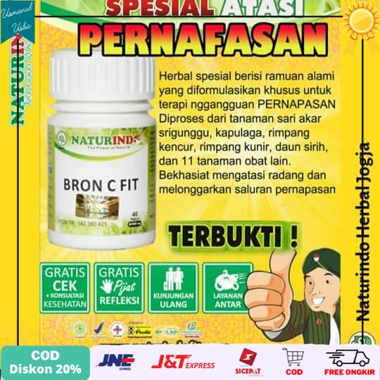 

◾COD◾ Obat herbal Bron C Fit (Spesial Atasi Pernafasan)