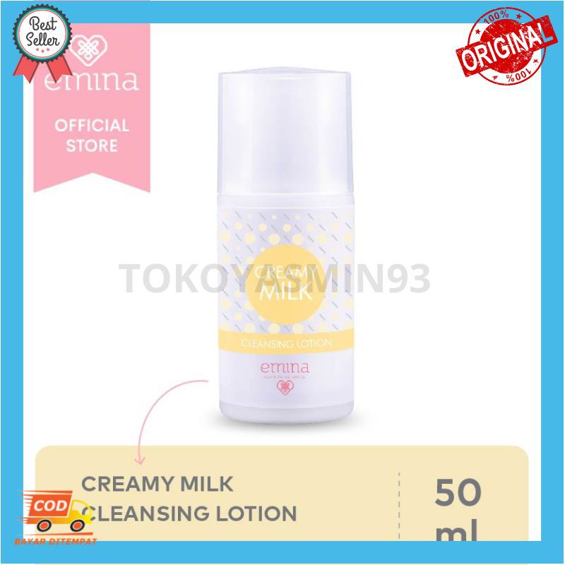 Emina Creamy Milk Cleansing Lotion 50 ml Murah