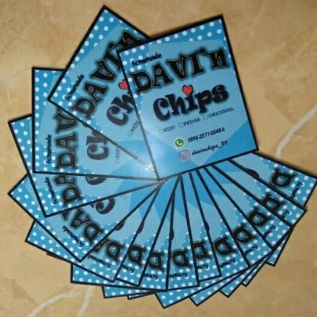

Stiker label produk kemasan ukuran 10*7cm