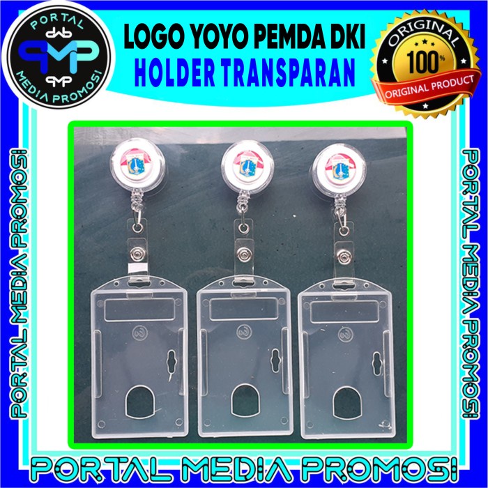 

Promo Gantungan Idcard Logo Pemda Dki + Holder Transparan Murah