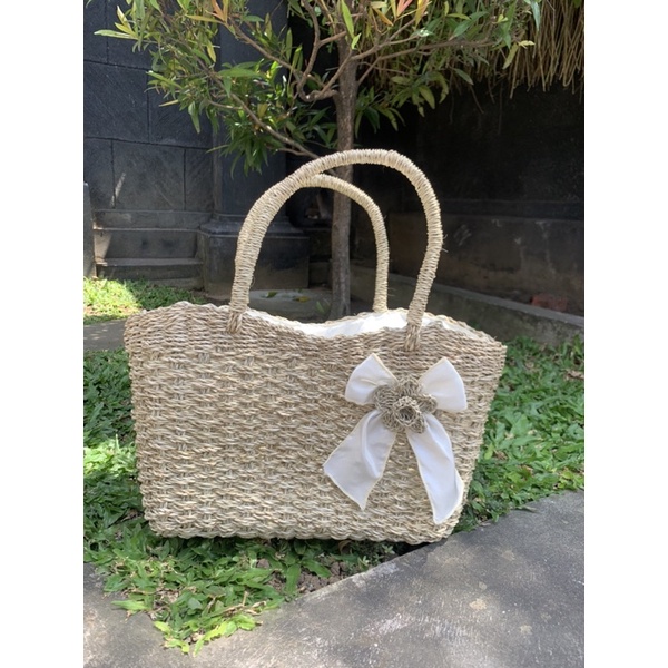 Tas Anyaman Pandan Lilit Ve / Tas Anyaman Bali / Tas Anyaman