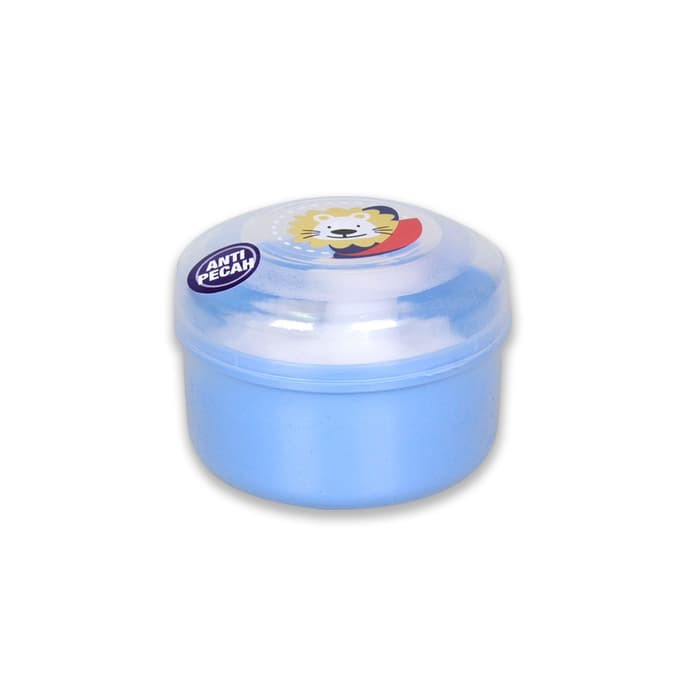 Lusty Bunny Baby Powder Case Oval - Tempat Bedak Bayi - Anti Pecah - Lusty Bunny Mini Powder Case