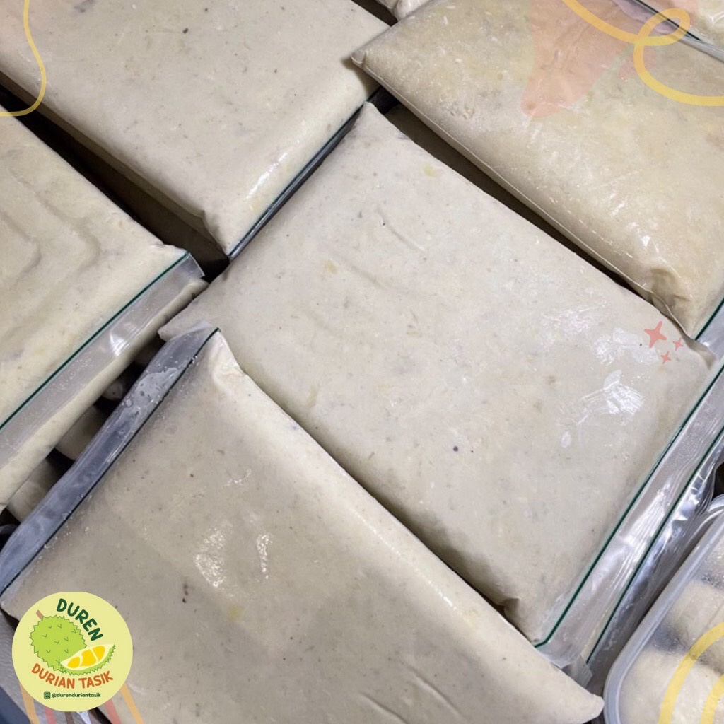 

PREMIUM FULL DAGING DURIAN 1 KILOGRAM / Daging Durian Medan Premium Strip HIJAU / Durian Frozen / Duren Frozen / Kadu