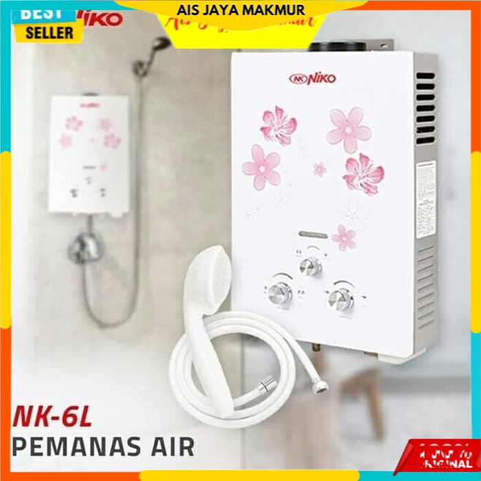 Niko Gas Water Heater Tempered Glass NK6LDG LUX / Water Heater Niko