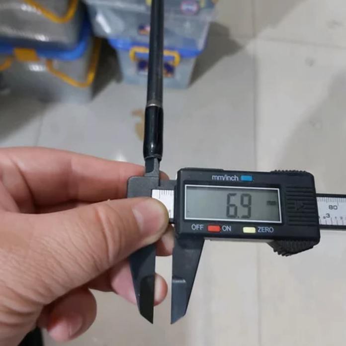 ujung joran carbon 180 lobang besar